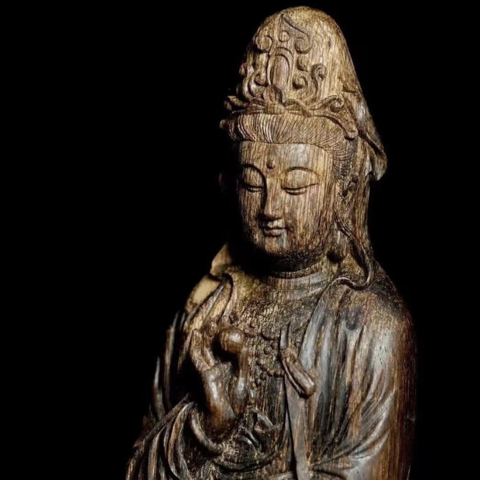 Tượng Phật Quan Âm Trầm Hương - Ảnh 4