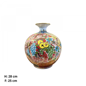 Bình gốm Bát Tràng dáng phú quý