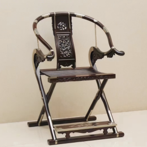 Ghế Minh Đế Gấp Gỗ Tự Nhiên Chạm Khắc Nghệ Thuật