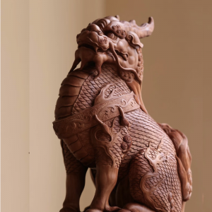 Alternative view of Tượng Kỳ Lân Gỗ Mỹ Nghệ