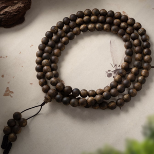 Vòng Trầm Hương 108 Hạt Đơn