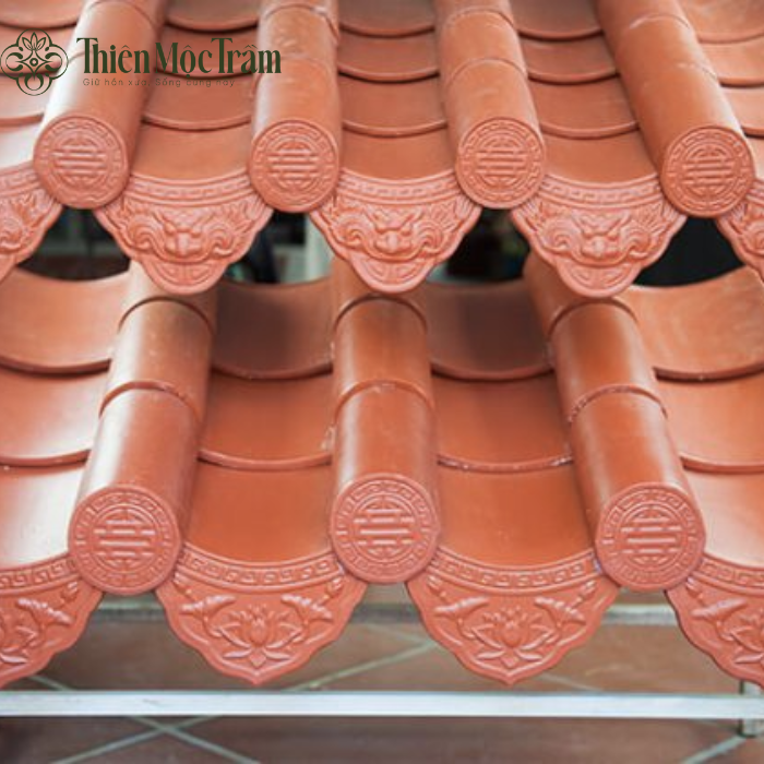 Ngói Âm Dương Đất Nung Bát Tràng