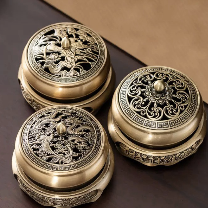 Lư đốt trầm bằng đồng - Ảnh 2