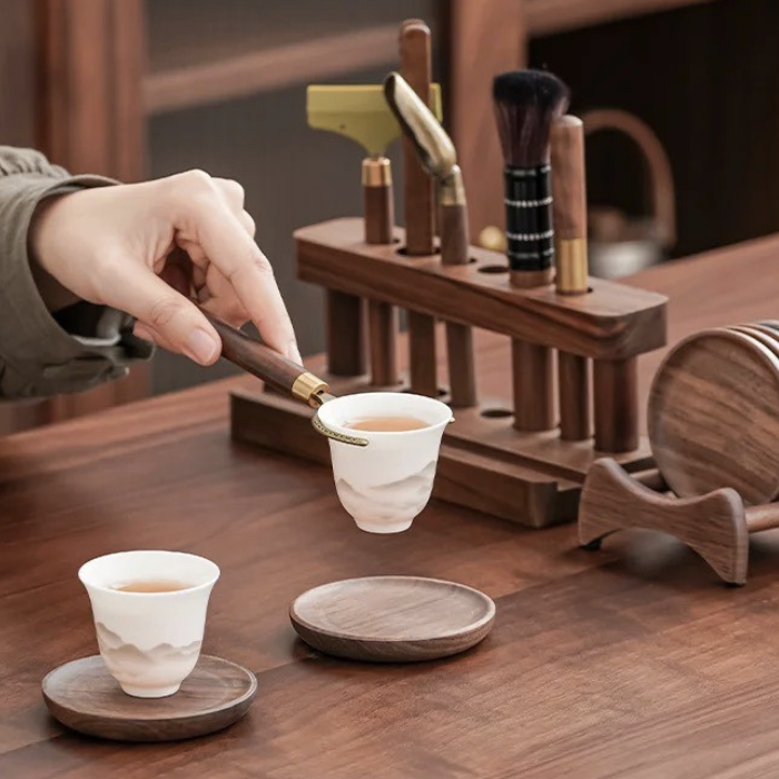 Bộ dụng cụ pha trà – Lục cụ trà đạo - Ảnh 2