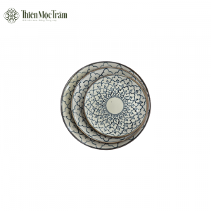 Bộ Đĩa Gốm Sứ Bát Tràng