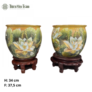 Chậu cảnh gốm sứ Bát Tràng