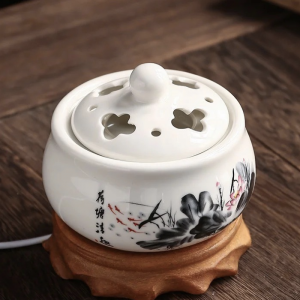 Alternative view of Lư xông trầm bằng điện