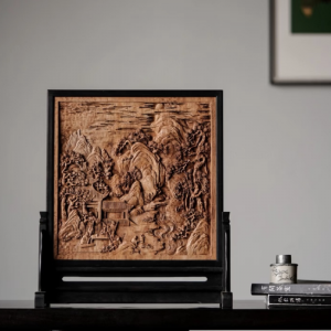 Tranh gỗ chạm Sơn Thủy Hữu Tình