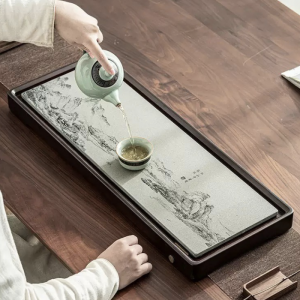 Khay Trà Đá Tự Nhiên – Sơn Thủy Hòa Tâm