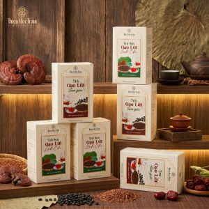 Combo Trà Sen Gạo Lứt Linh Chi Và Trà Gạo Lứt Tam Giác