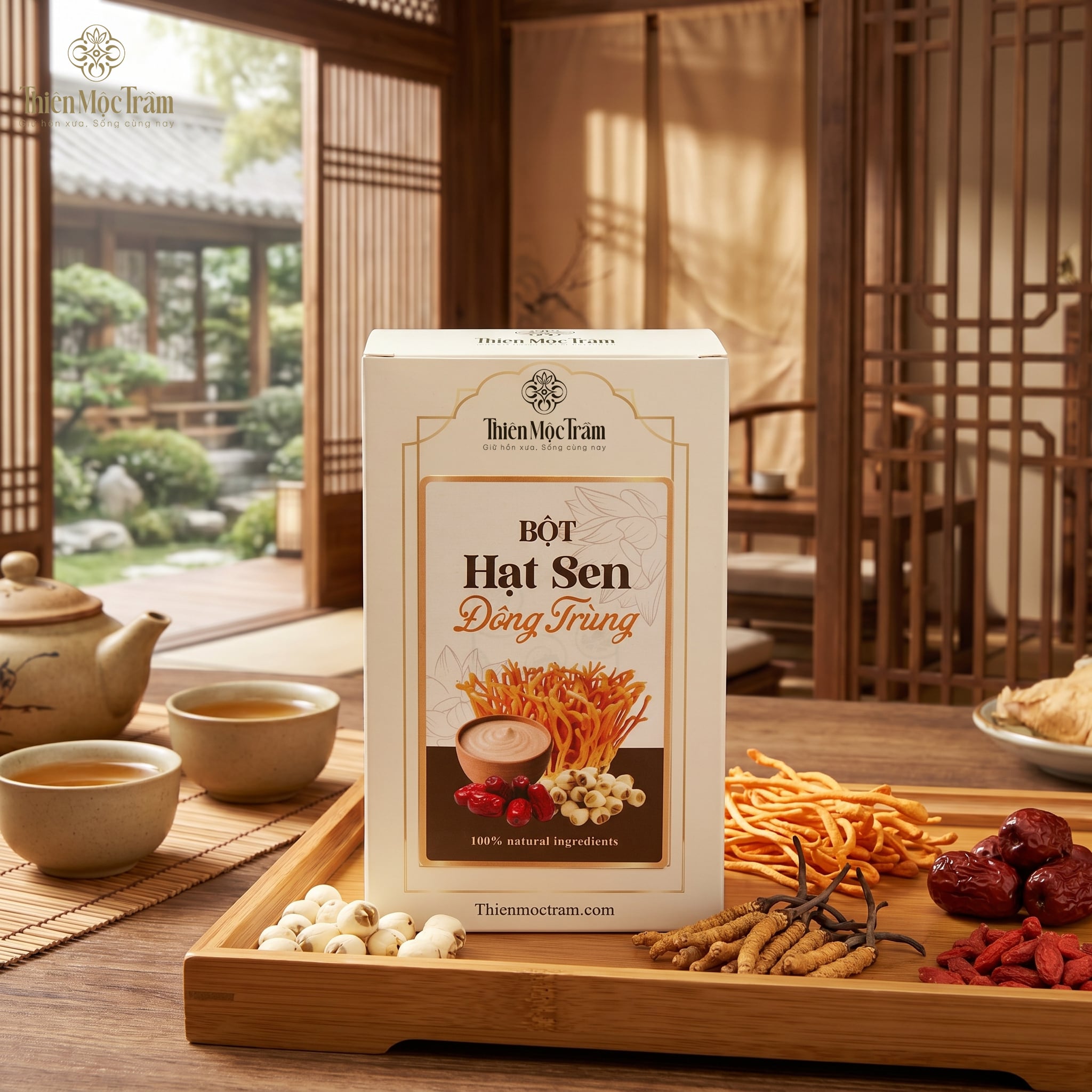 Bột Hạt Sen Đông Trùng - Ảnh 3