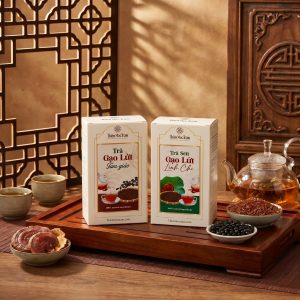 Combo Trà Sen Gạo Lứt Linh Chi Và Trà Gạo Lứt Tam Giác