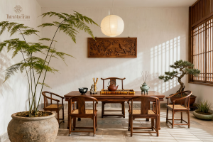 Gợi ý thiết kế phòng trà từ Thiên Mộc Trầm