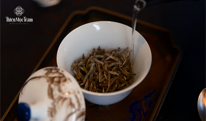 Trà shan tuyết ướp gạo sen